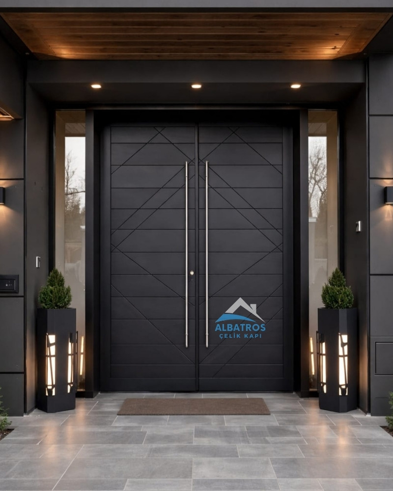 Modern Villa Kapısı Modeli ALB-482