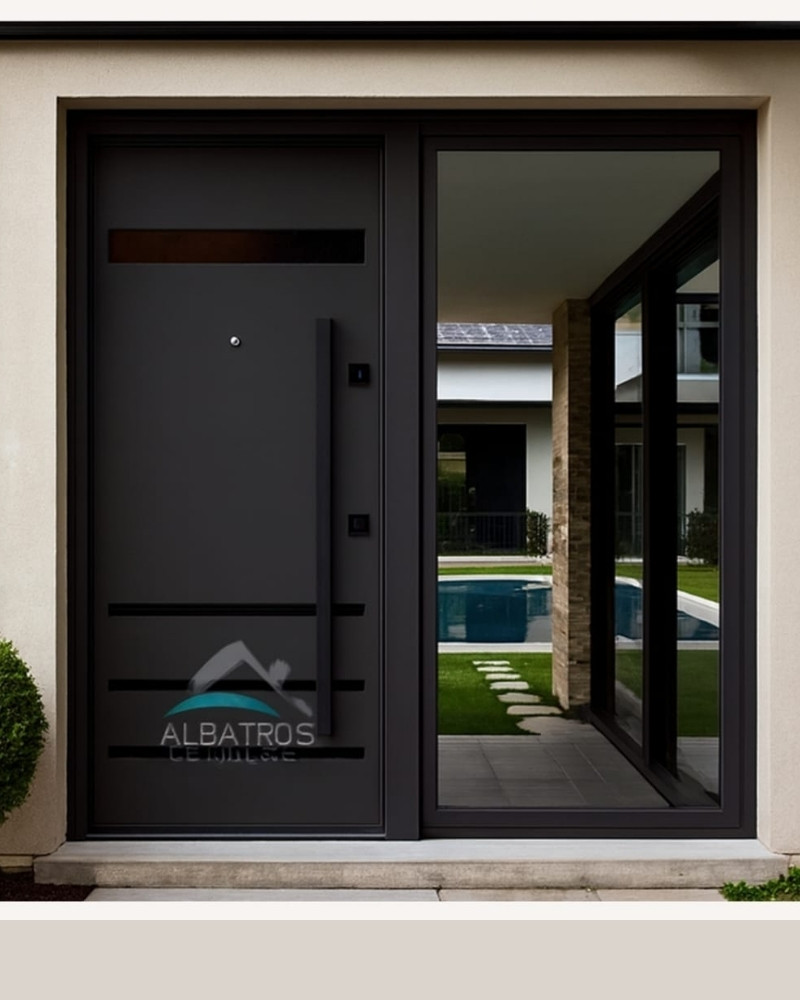 Modern Villa Kapısı Modeli ALB-495